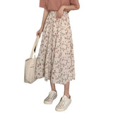 Toloer Skirt A Word Broken Flower Fairy Super Fairy Fairy Fairy Small And Fresh Thin Temperament Long Skirt In The Summer Of