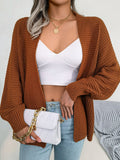 Open Front Dolman Sleeve
