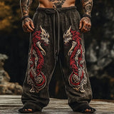 And Autumn Casual Fashion Loose-Fitting Broad Leg Trousers 3D Digital Printing Z Various Pattern