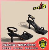 High Heels Women's Fine Summer Dress French Word With Roman Beautiful High Heel Sandals Female
