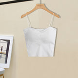 New Fade Wide Leg Pants Sunscreen Long-sleeved T-shirt White Sling Three-piece Elegant Women's Pants Set Summer