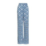 Hole Hollow Out tassel Denim Trousers Women High Waist Streetwear straight slim Pants 2020 Summer Fashion