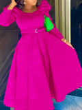 Women's Winter New Fashion Bubble Sleeve Grand Party Party