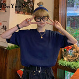 Cotton Harajuku T-shirt Female Loose Casual Korean Hipster Woman's T Shirt 2020 Summer Basic Vintage Tops Women