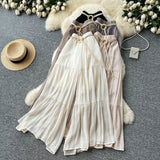 Trousers 2025 Summer Fairy Gentle Wind With High-Waisted Loose-Fitting Broad Leg Skirts And Crotch-Covered