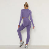 New Gym Set Women Seamless Fitness Bra Sport High Waist GYM Sexy Booty Leggings Push Up Pants Leggins Workout