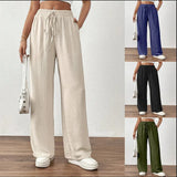 Wish Summer Bursts Of Slacks Loose Pockets Tight Leg Trousers