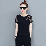 tracksuit 2 piece set women summer two piece set top and pants korean fashion clothing lounge wear 2022 womens clothes
