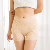 Lace High Waist Safety Pants Women Plus Size Seamless Health Tummy Control Panties Quality Butt Lifter Shaping