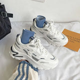 Party 2022 Women Chunky Sneakers Thick Bottom Platform Fashion Casual Shoes Comfortable White Vulcanize Running Walking Female