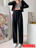 High Waist Loose Pants For Women Sport Trousers Wide Leg Sweatpants Women Joggers Straight Elastic Waist Pants
