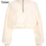 Fleece Turtleneck Rainbow Camo Print Long Batwing Sleeve Pullover Women Fall Winter Iridescent Fluffy Cropped