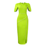 Women's 2025 Summer New Fashion Elegant Banquet Dress African