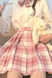Women Pleated Skirt Bow Knot Summer High Waist Preppy Girls Dance Mini Skirt Cute A Line Harajuku Sexy Japan