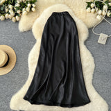 Sensed With The Frontal Half-Dress Woman 2025 New Light Luxury High-Rise Thin A-Word Bag With A Long Skirt With A Long