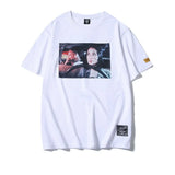 Brand Men T-Shirts Fashion Summer New Male T Shirts Men's Portrait Print Personality T Shirts Street Street