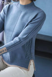 Sweaters Women Casual O-neck Solid Harajuku Basic Long Sleeve Pullovers Elegant High Street Sweater Tops Clothes