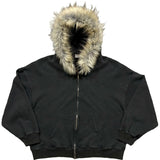 New Solid Zipper Hoodie Hoodie High Street Thair Hat Coat