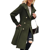 Autumn And Winter New Long Haired Women's Coat Ebay Large-Size Coat Wish Double