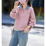 Spring And Autumn 2025 New High-End Sensation Lazy Autumn Winter Jacket Milk Wears A Warm Soft Wid