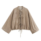 Women's Round Collar Short Jacket Jacket