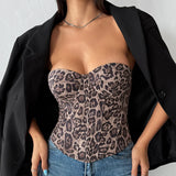 And Winter New Warm Grinding Steel Ring Fish Bone Back Chicken Eye Twitching Leopard Tset