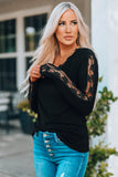 Lace Scalloped V-Neck