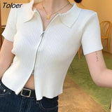 Cardigans Women Solid Sweet Short Sleeve Sweater Summer Slim Knitted Tops Gentle Design Korean Style Skinny OL