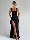 Style Women's Evening Dress Fashion Sexy Sling Dress New Height Open
