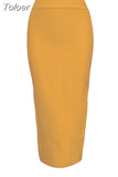 Skirts Womens 2023 Summer Sexy Bandage Pencil Skirt Woman Clothes Plus Size Fashion Harajuku Vintage Elastic Ladies