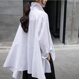 Spring and Summer New Shirt Female Korean Style Cotton Wild Casual Blouses and Tops Loose Pluz Size Women