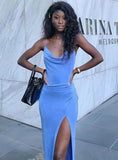 Sexy Straps Slit Long