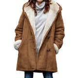 2025 New Plus-Coat Pocket Women's Coat Stylish