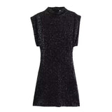 Women's Explosion Design Design Slender Sleeveless Slender Shoulder Slid