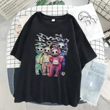 Women Funny T shirt Summer Top Printed Harajuku Korean Clothes 2023 New Oversized t-shirt camiseta mujer tee shirt femme