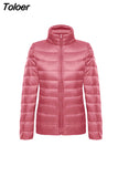 Philosophy winter Down jacket women 90% duck down coat Ultra Light warm Female Portable plus size down jacket