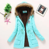 Women Parkas Long Thick Warm Jacket Hooded Fur Lady Coats & Outerwear Winter Jacket Women Parkas for Coat Fashion
