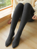 Winter Warm Lamb Wool Legging Woman High Waist Thicken Elastic Trousers Female Fashion Casual Slim Thermal Fleece