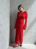 Hot Knitted Hollow Skirt + Vest Skirt Set Women's Soft Knitted Burqa Holiday
