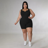 And American Plus Size Ribbed Sleeveless