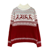 New Fashion Women's Sweater Man's sweater Christmas Couple Knitted Sweater Sweater Oversize
