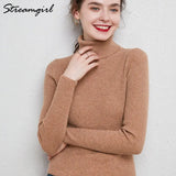 Women's Turtleneck Sweater Pullover Women Autumn Winter Pull Femme 2021 Winter Clothes Women Basic Warm Vintage Sweater