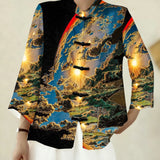 2025 3D Digital Print Round-Neck Sweater Knitted