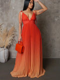 Summer Slings With Bare Back Sexy Strap Gradient Dress Dress Dress