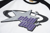 Star Graphic Raglan Short Sleeve Oversized Tee-Outfit