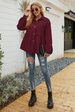 Longline Peplum Shirt