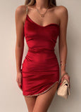 Sexy Velvet Chain Single Strap Slim Fit Party