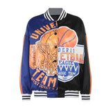 Weird Puss Y2K Women Baseball Jacket Varsity Bomber 2021 Autumn Irregular Graffiti Print Long Sleeve Trend Loose Streetwear
