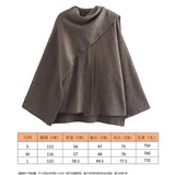 Women's Autumn New Asymmetric Scarf Short Loose Knit
