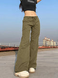 Straight Leg Pocket Cargo Pants-Outfit